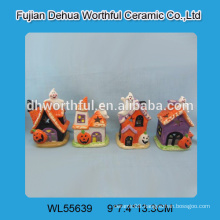 New arrival halloween decorations,ceramic halloween ghost and ceramic pumpkin wholesale